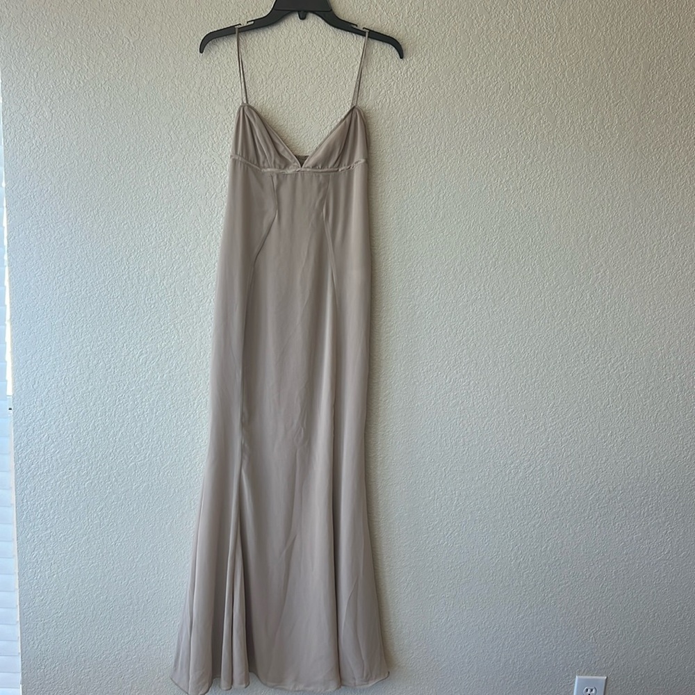 House of CB Loren latte corset maxi dress size small - Picture 3 of 14